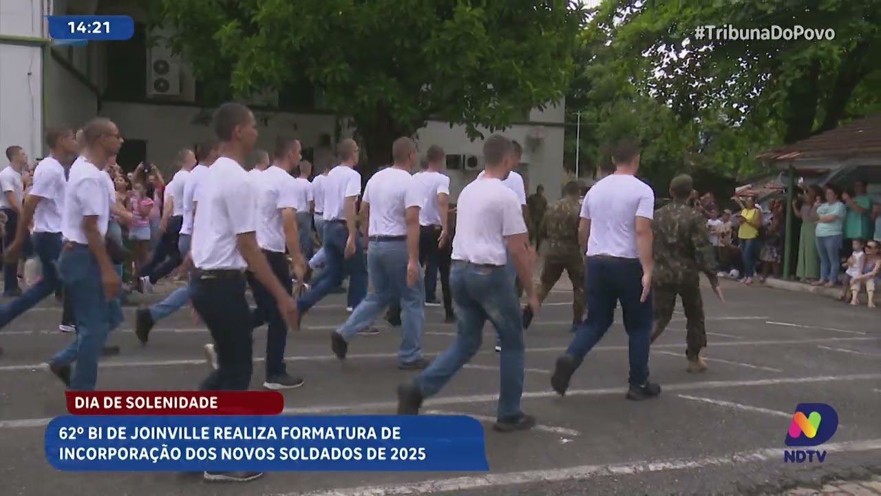 62º Batalhão de Infantaria de Joinville realiza formatura de novos soldados