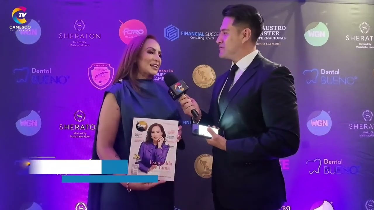 @camescotelevision⁩ 🥇Alfombra roja con Esmeralda de Luna  - Vany Rik @vanyrik   