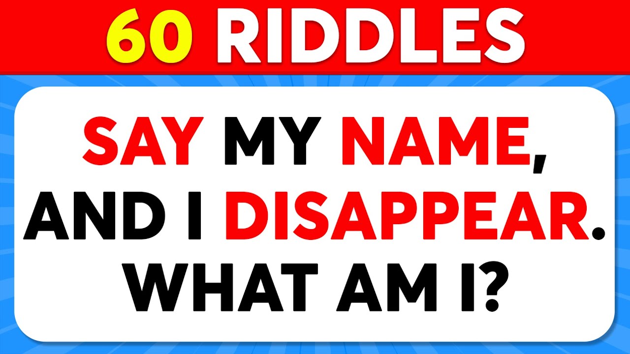Only a Genius Can Solve These Riddles 🧩🧠✅ Brain Teasers & Riddle Quiz
