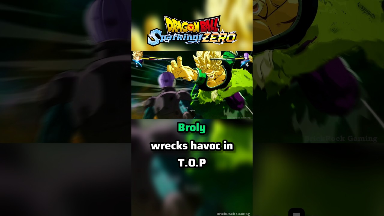 Броли разносит в пух и прах HAVOC на Турнире Силы! 😱 #dbsz #dragonball #dragonballsuper #sparking...