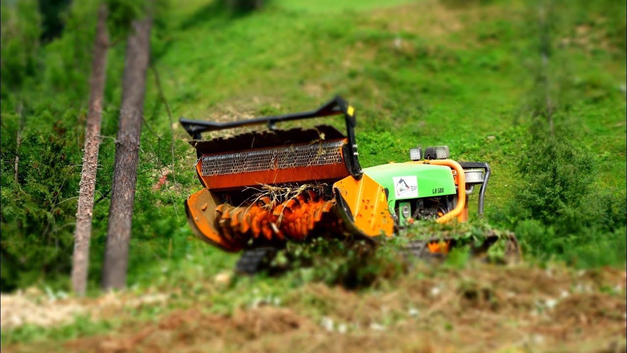 Forstmulcher mit Green Climber