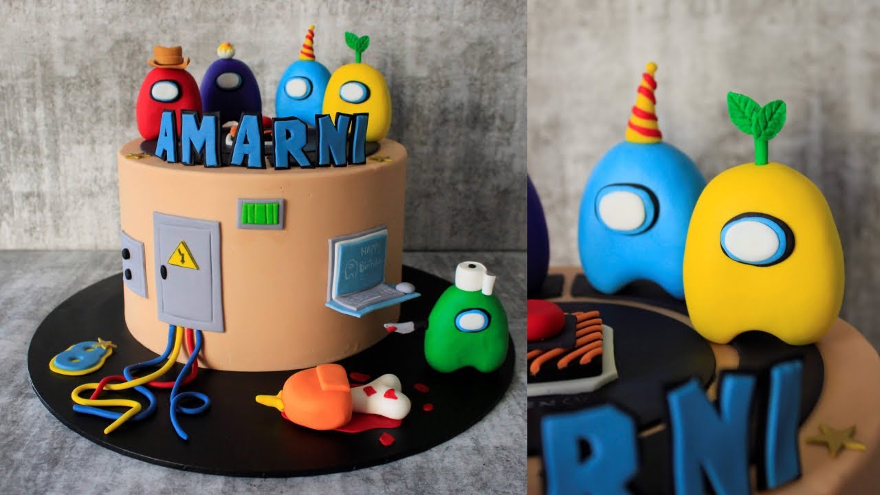 TORTA DE AMONG US | Fiorella Cake