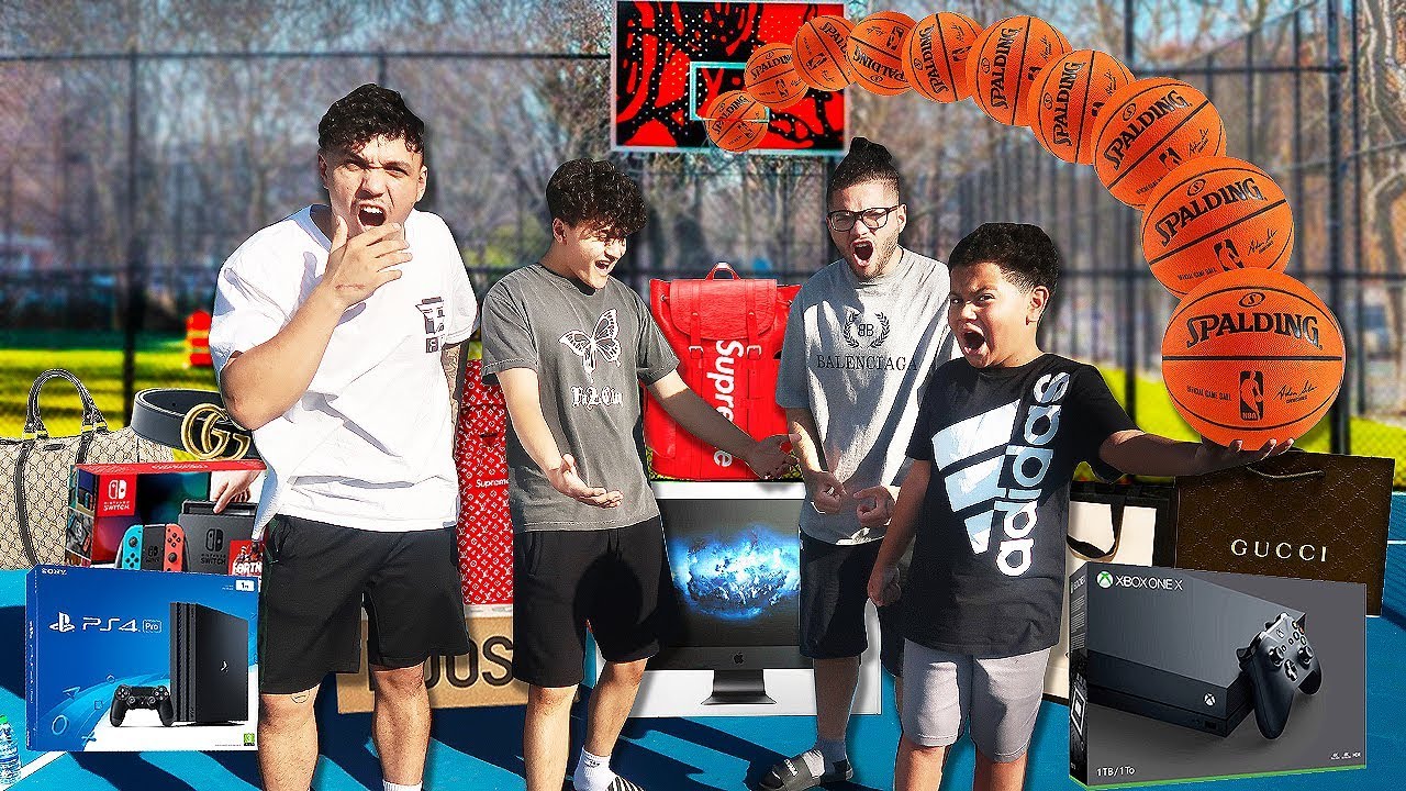 Make the Shot, I'll Buy You Anything Challenge (Kaylen & MindofRez vs FaZe Kay & FaZe Jarvis!)
