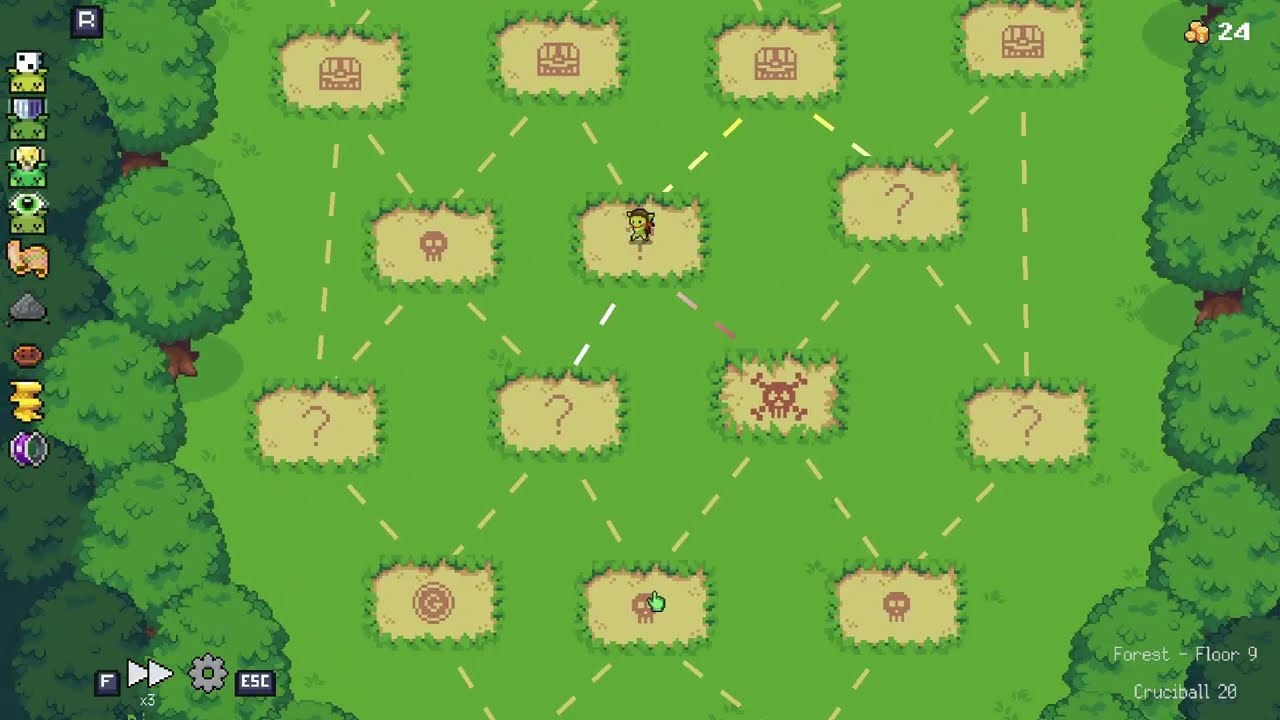 Each starting passive adds such a nice boost to this run | Peglin