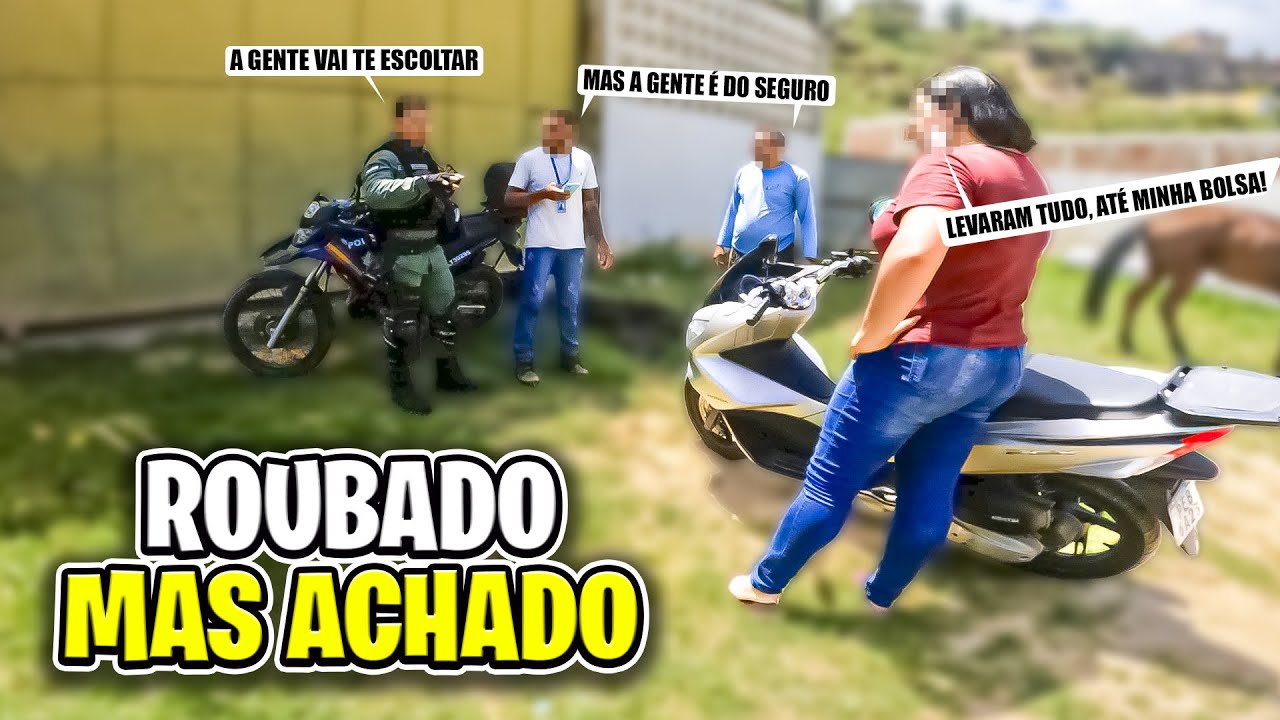 DENÚNCIA DE MOTO ROUBADA