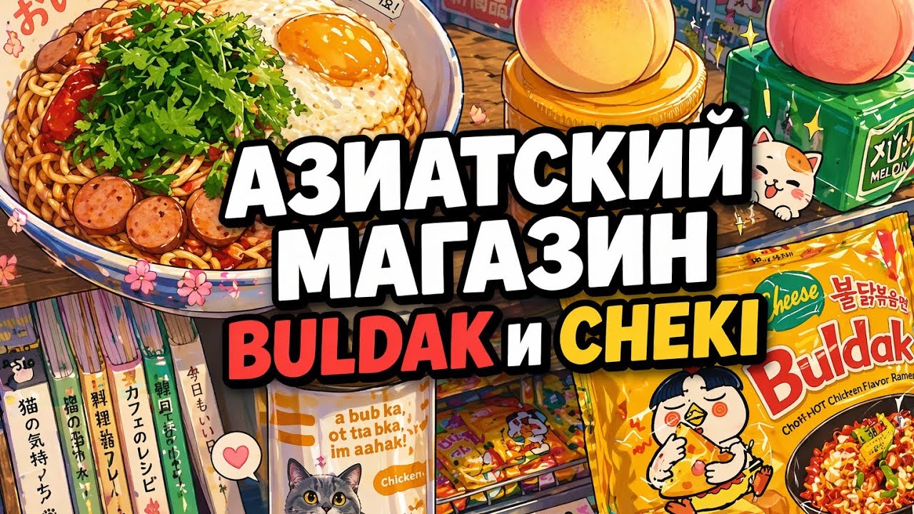 Так лапшу вы ещё не готовили 😍| Пробуем новинки из корейского магазина🍜🔥