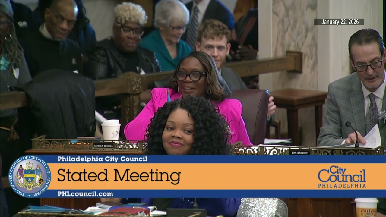 Stated Meeting Of Philadelphia City Council 1-22-26