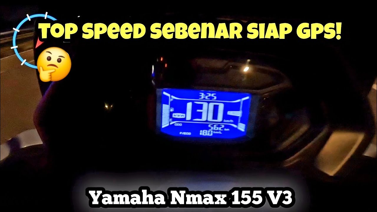 Yamaha Nmax 155 V3 2025 Malaysia | KECERAHAN LAMPU & TOP SPEED | GPS |