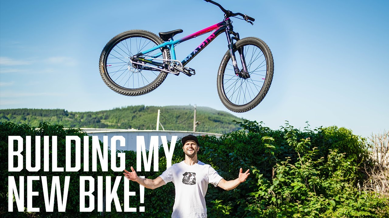 Unboxing my new MARIN ALCATRAZ  Dirt Jump Bike - Build and First Ride!