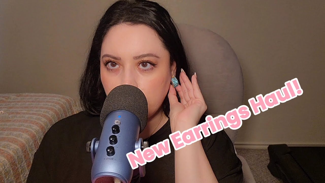 ASMR New Earrings haul! ✨️