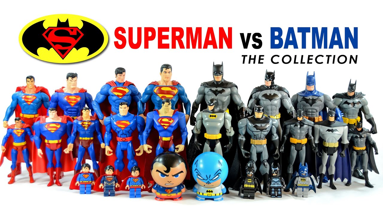 Batman v Superman Action Figure Collection The Man of Steel vs The Dark Knight