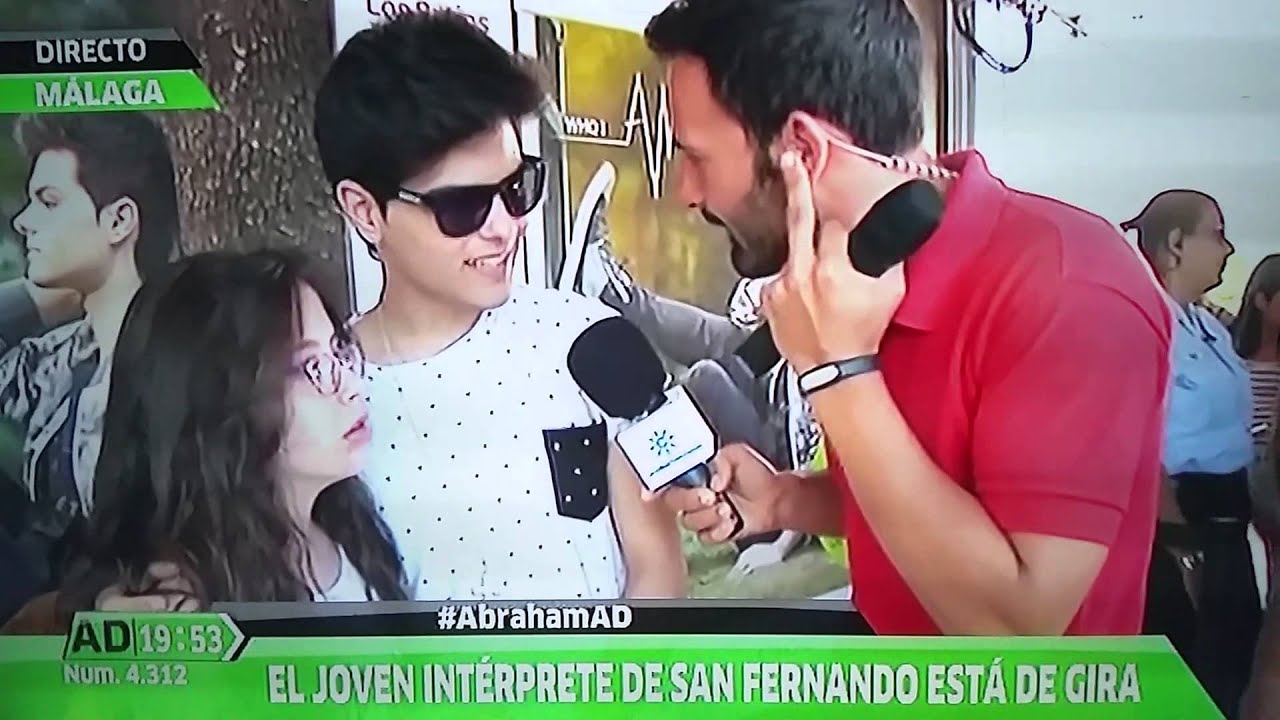 Abraham mateo levanta pasiones en malaga