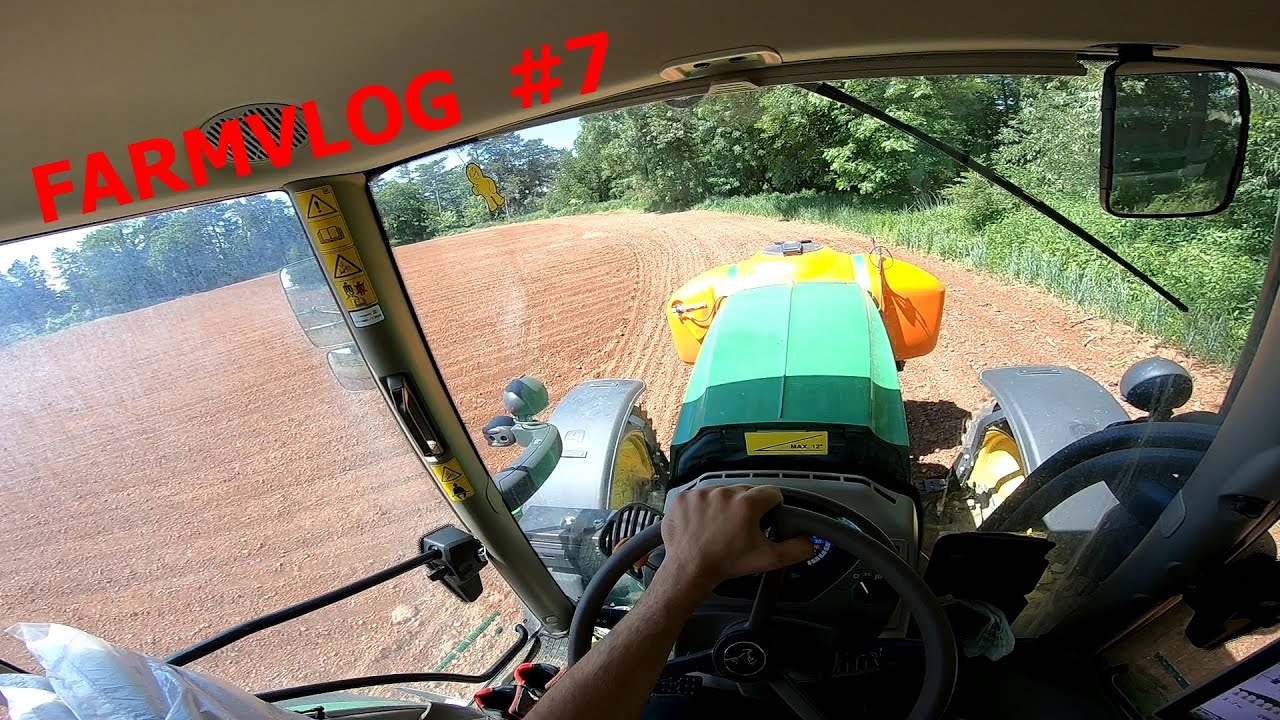 FARMVLOG #7 - Stříkání mrkve po zasetí I John Deere 6155R + Amazone I Amazone UF