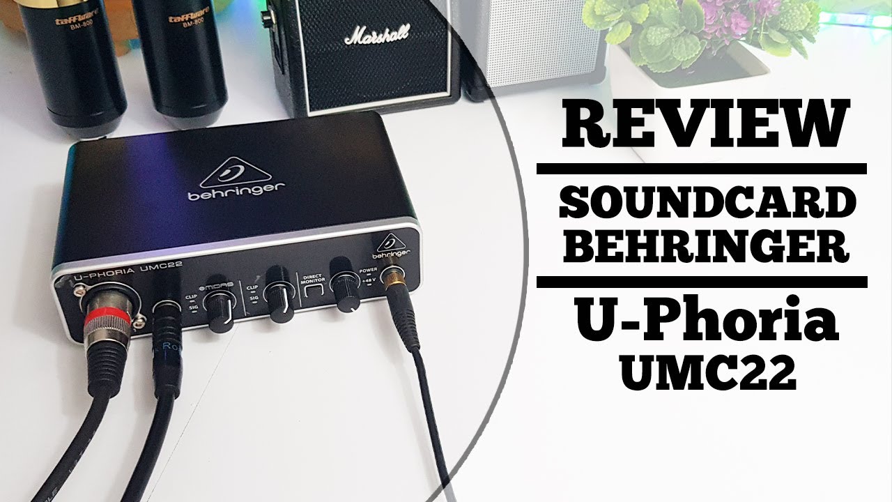 Review Audio Interface/Soundcard BEHRINGER UPHORIA UMC22