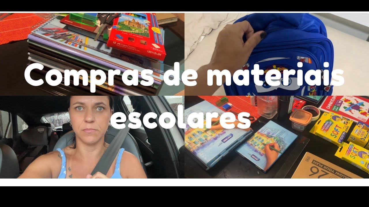 Comprando e Organizando Materiais Escolares 