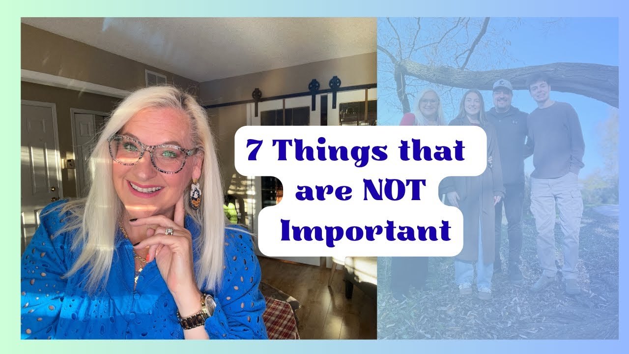 STOP wasting your life! Realizing in my 50s what's really important!
