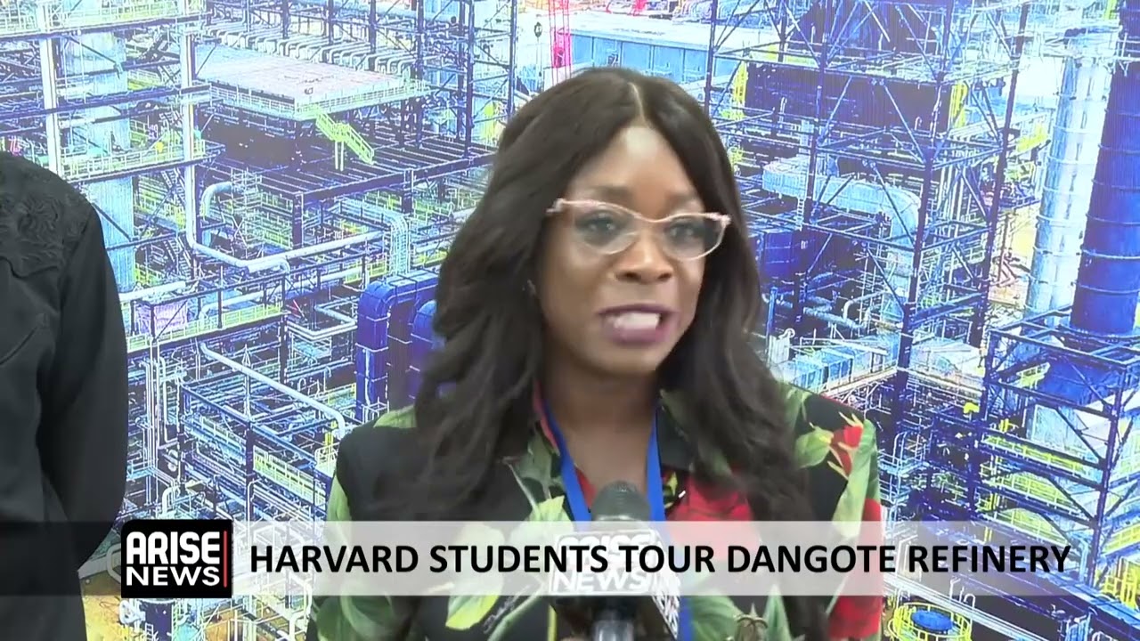 HARVARD STUDENTS TOUR DANGOTE REFINERY
