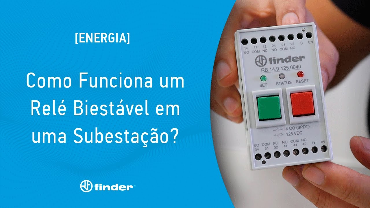 Como Funciona um Relé Biestável em uma Subestação?