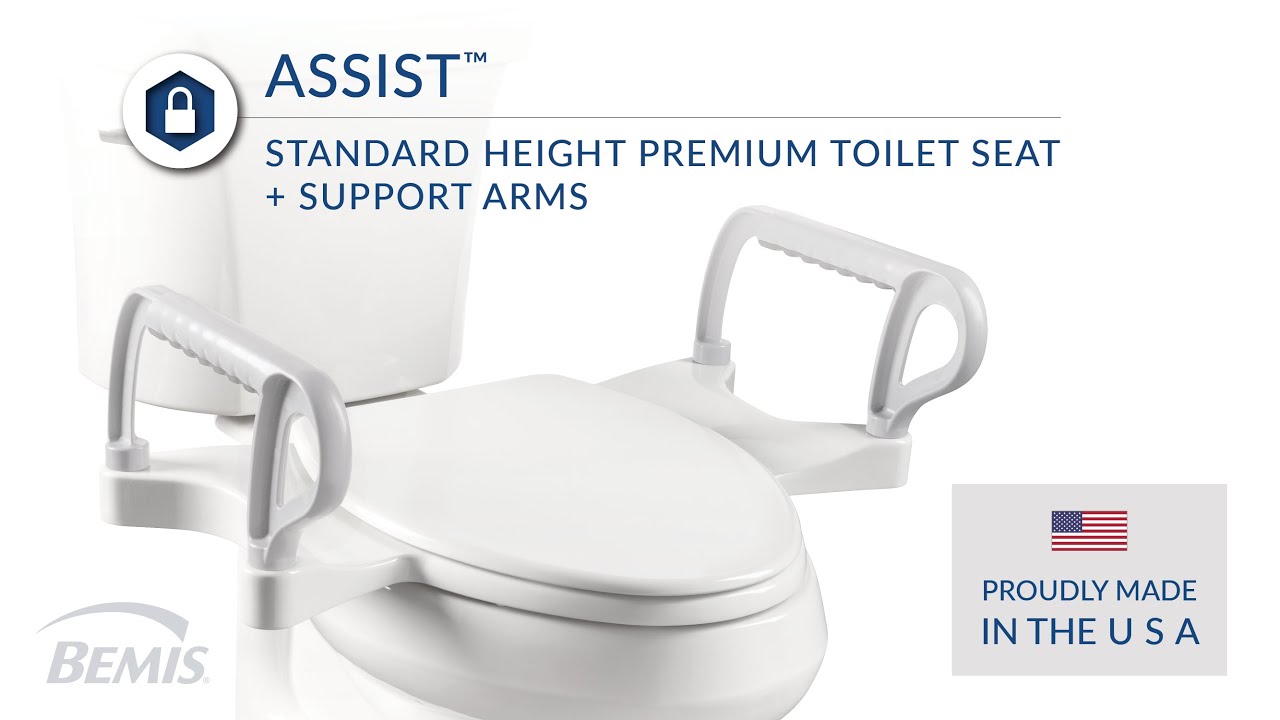 Installation: ASSIST™ Standard Height Premium Toilet Seat + Support Arms