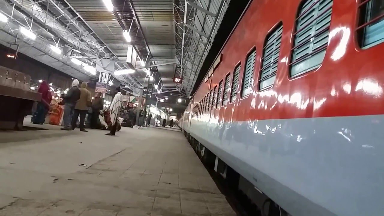 Kanpur Central on a cold winter night