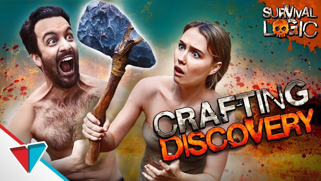 Crafting your first item in a survival game