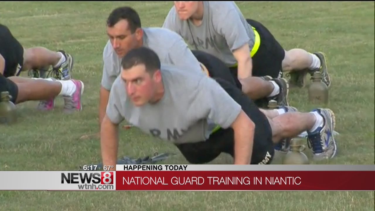 National Guard training underway in Niantic