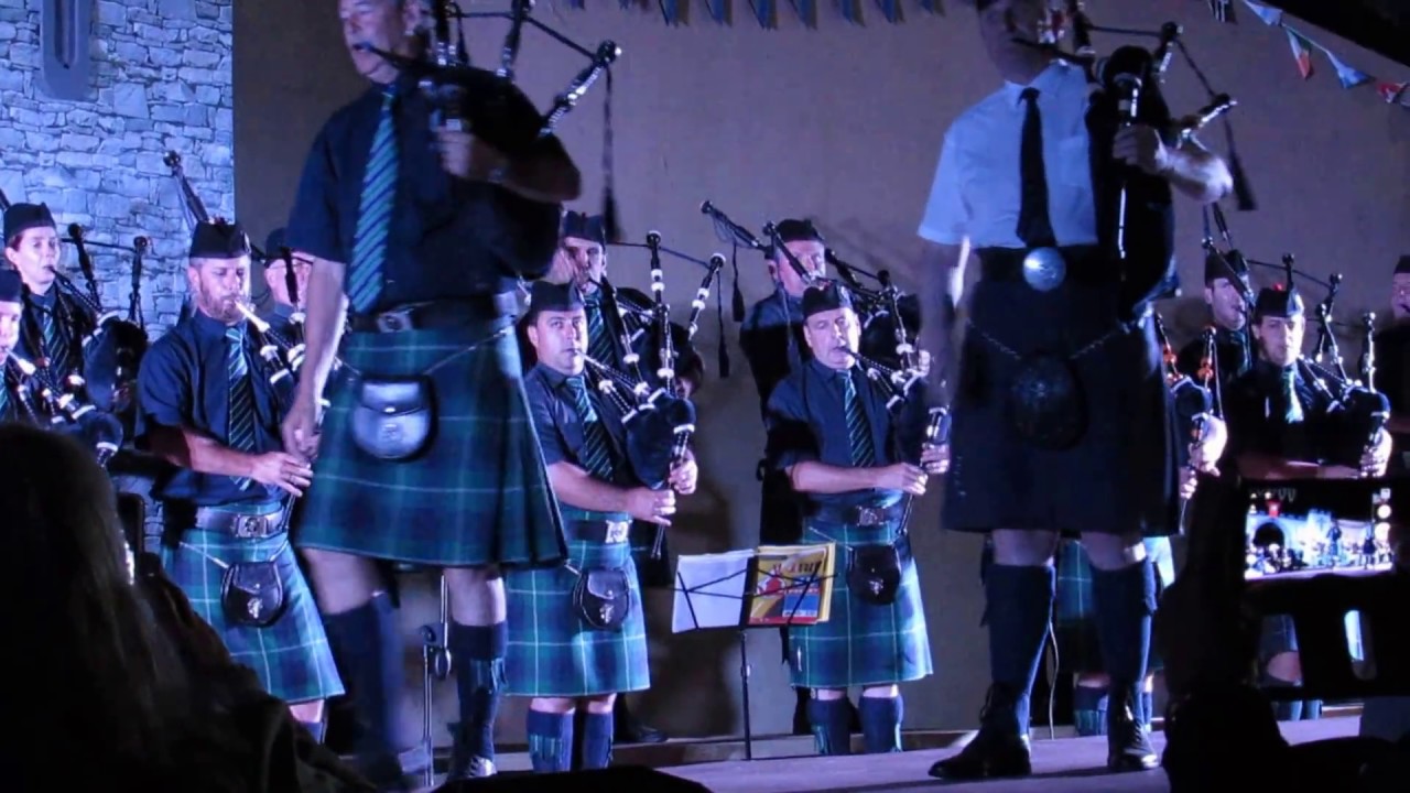 Knysna Celtic Festival 2017 - Captain Stuart Samson MBE playing Heart of a Gordon Highlander