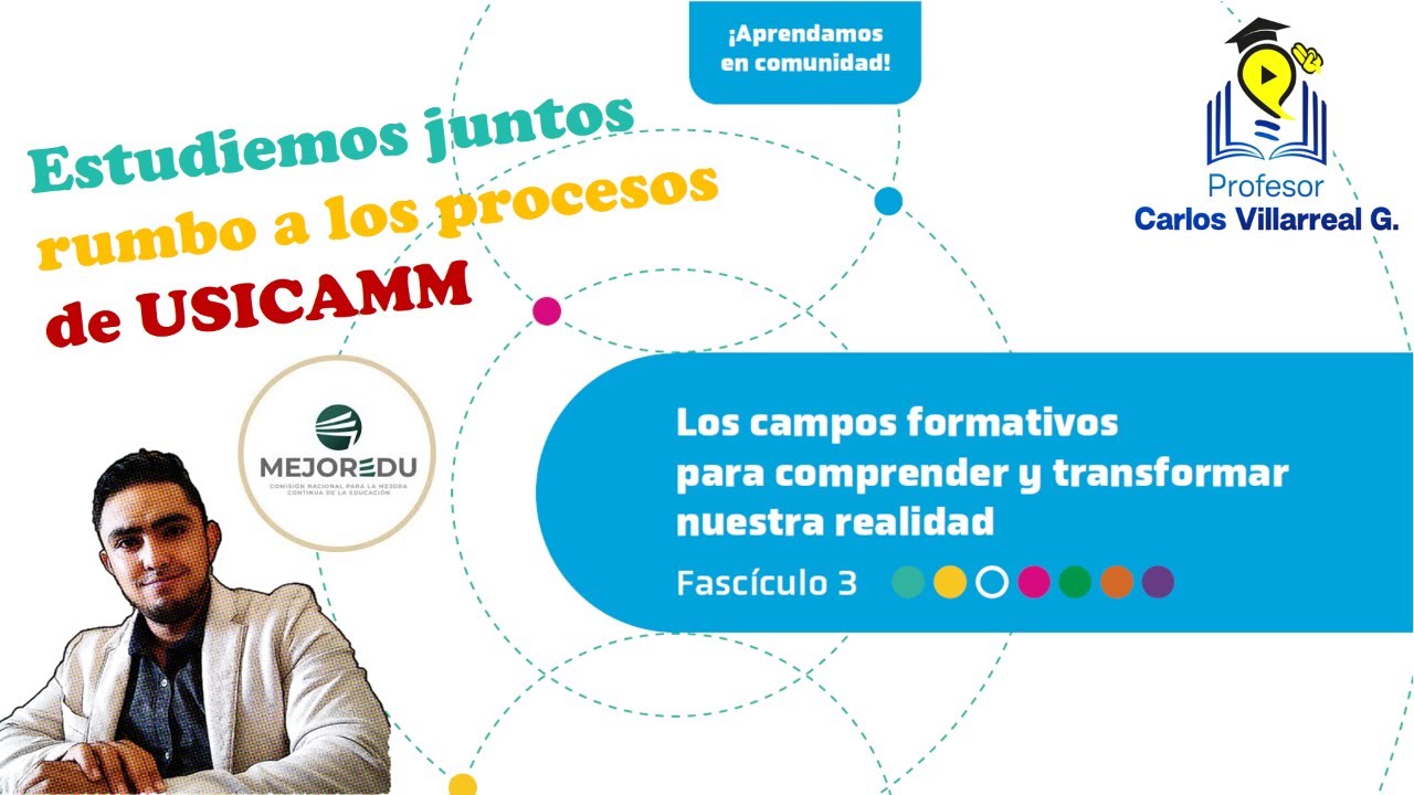 Fascículo 3 MEJOREDU Los campos formativos para comprender y transformar nuestra realidad 🧑‍🏫