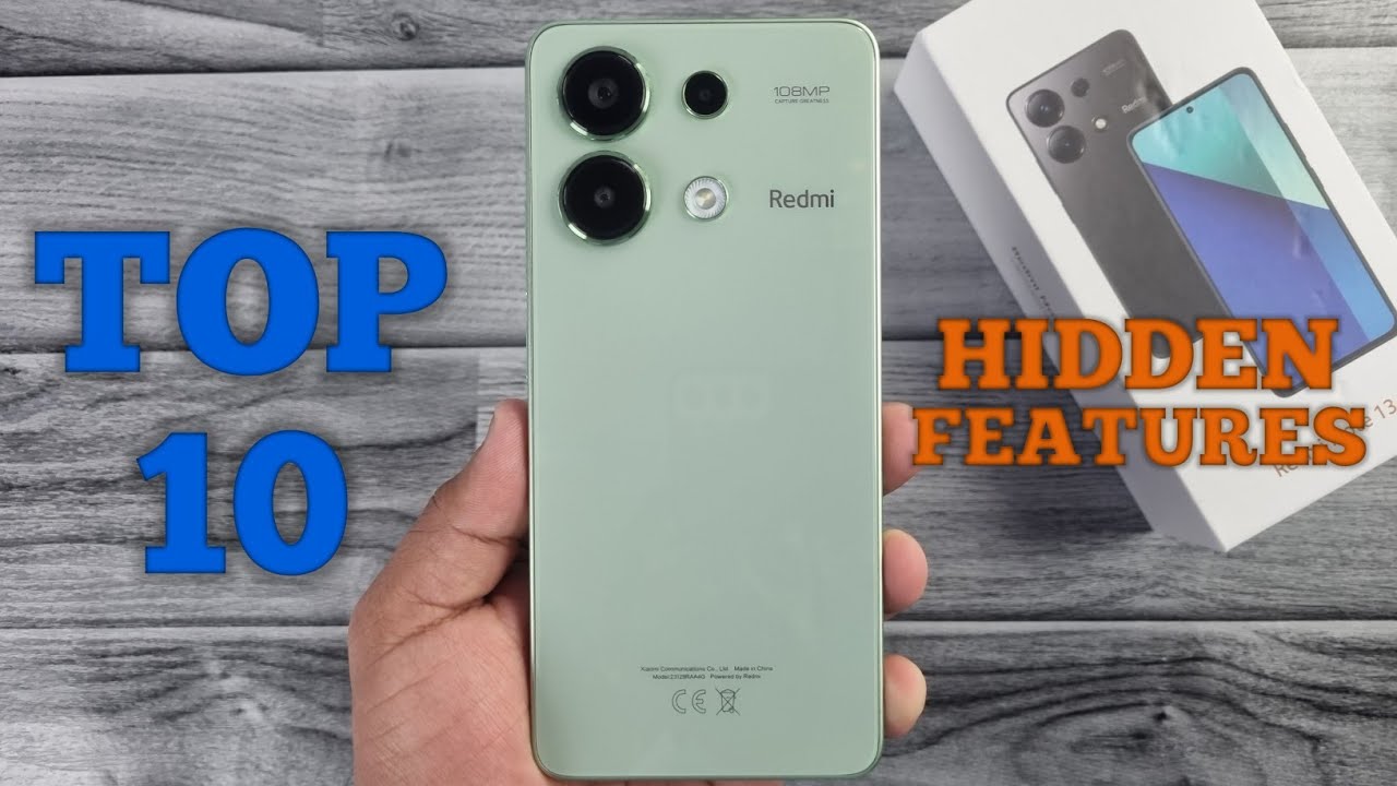 Redmi Note 13 Top Tips And Tricks - Top 10++ Hidden Features & Settings in Urdu/Hindi