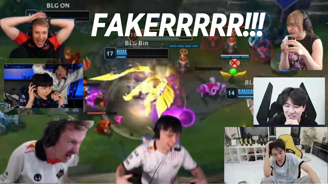 Streamers react to Faker's INSANE PLAY at Worlds 2024 Final vs BLG!!!!!