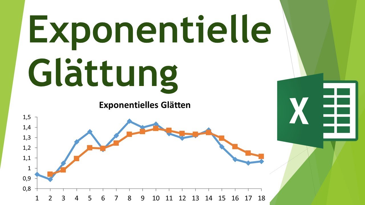 Exponentielle Glättung in Excel berechnen - Daten analysieren in Excel (25)