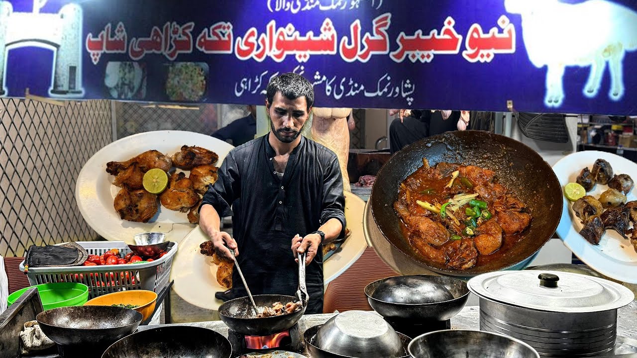 Khyber Shinwari Best Deal Full Chicken Karahi In Just Rs 1200 | Namkeen Tikka | Pata Seekh | Karahi