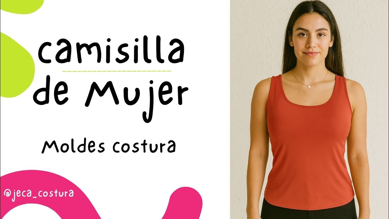 CAMISILLA mujer moldes de costura