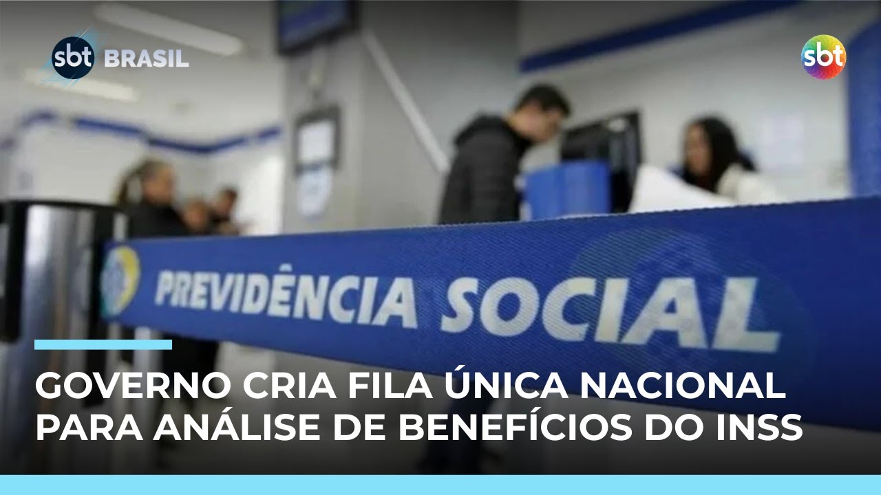 Governo cria fila única nacional para o INSS; mais de 3 milhões aguardam análise | #SBTBrasil