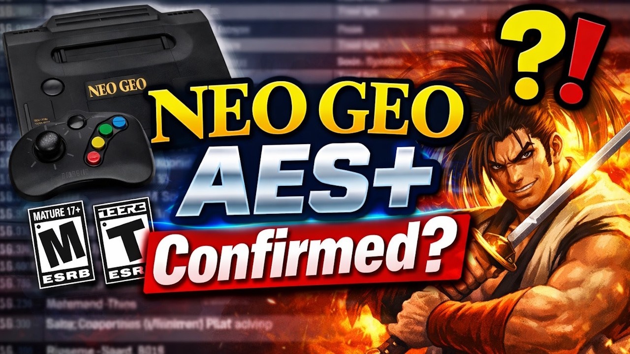 Подтверждена ли поддержка NEO GEO AES+? Вот что означают просочившиеся в сеть рейтинги ESRB.