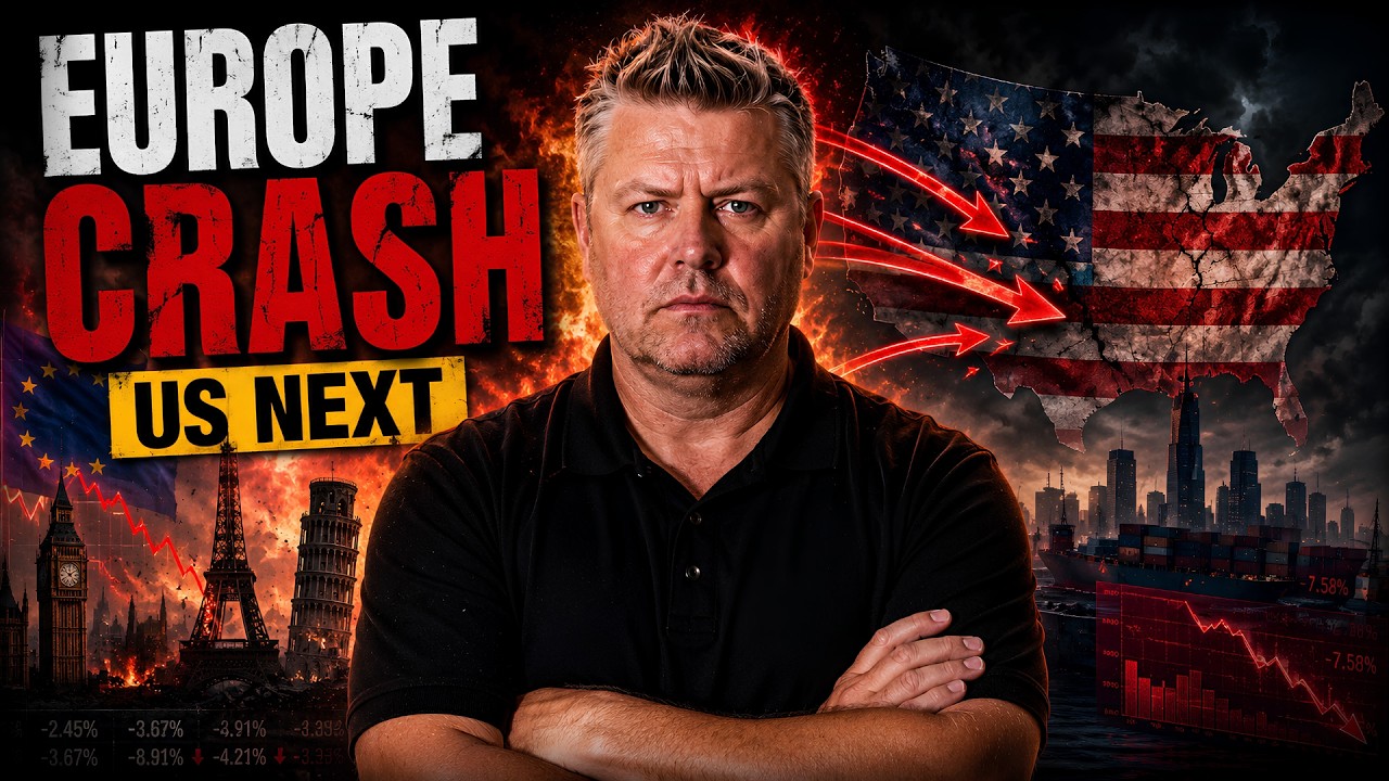 EUROPE COLLAPSING: The US Cascade Has Started AND WILL HIT Hard In a Few Weeks...