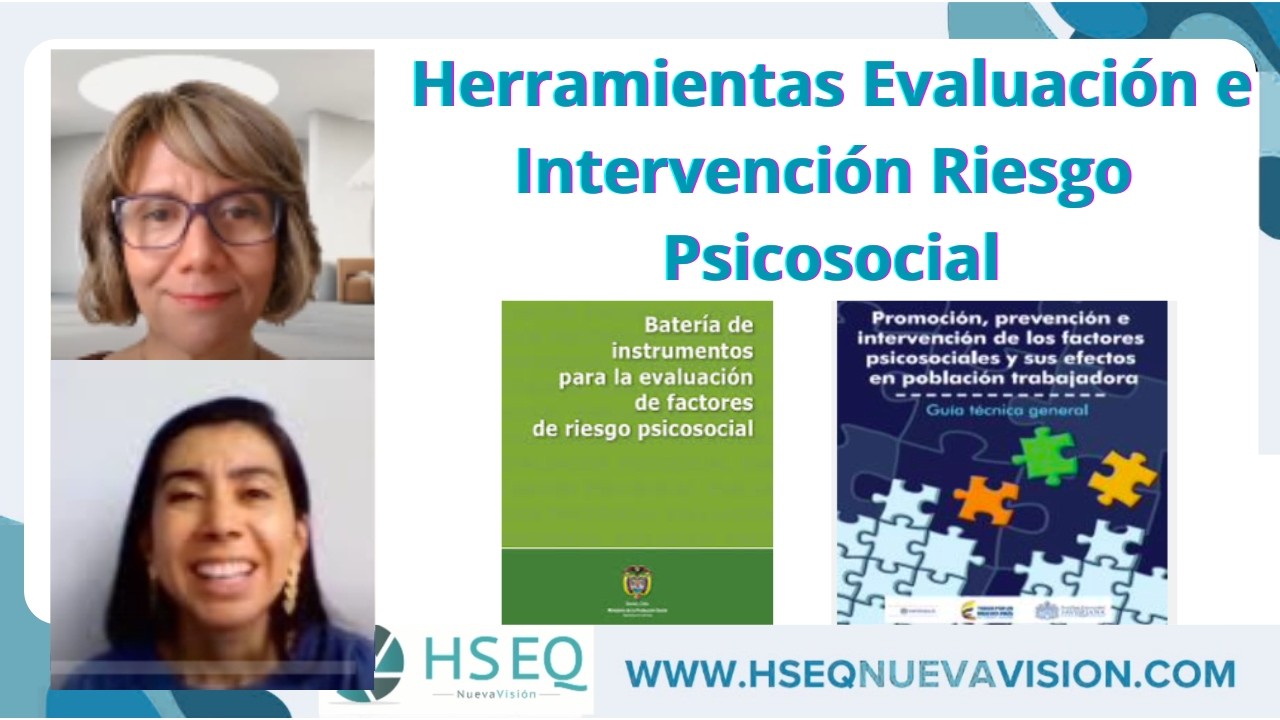 Herramientas para evaluación e intervención del riesgo psicosocial