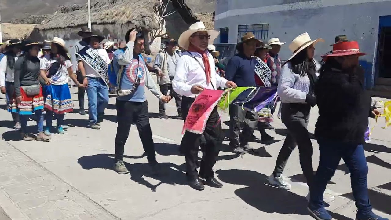 fiesta en dist.  Andagua C.Toros.2021 Eleuterio ollancaya.