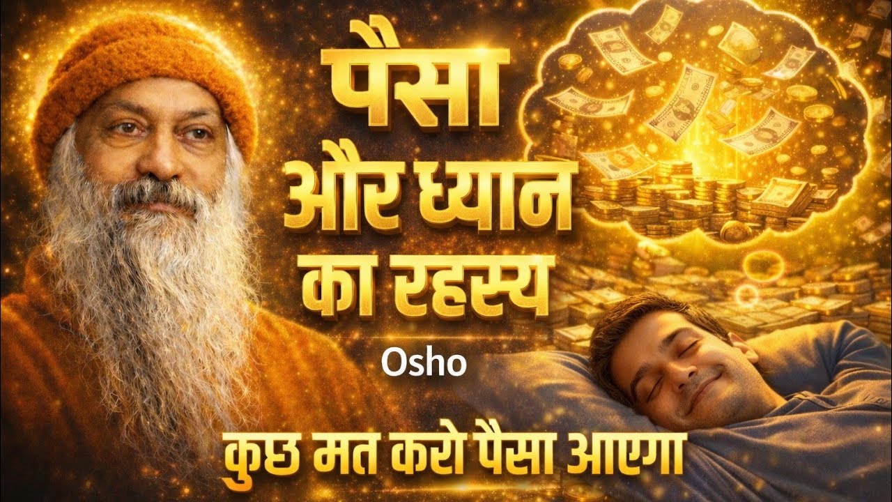OSHO : सोते हुए पैसा आएगा बस ये काम करो | Secret Law of Attraction | Osho hindi pravachan 
