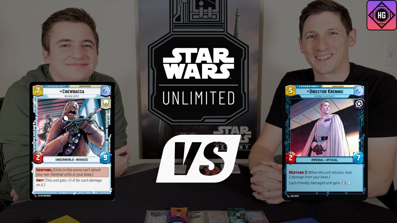 IS CHEWBACCA BUSTED!? SW:Unlimited Chewbacca vs Krennic!!! FULL FFG DECKS