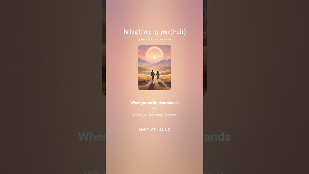 Being loved by you Edit