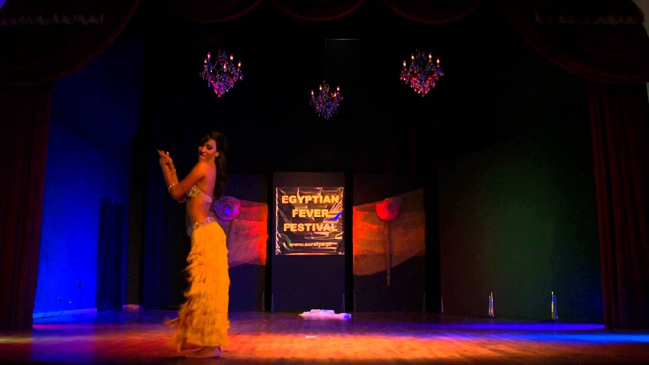 Jasirah of Poland - Raks sharki, drum solo and belly samba on Egyptian Fever Festival IV