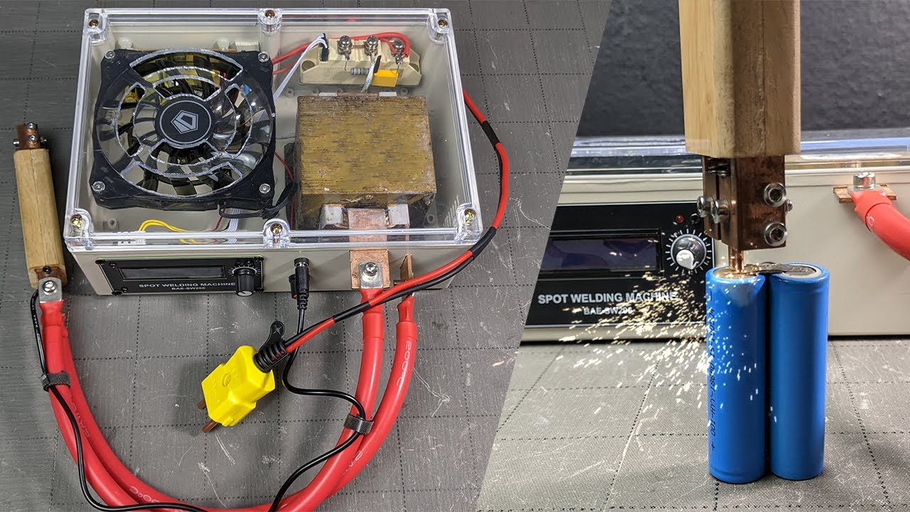 Turn an Old Microwave Transformer into a Spot Welder for 18650 Batteries