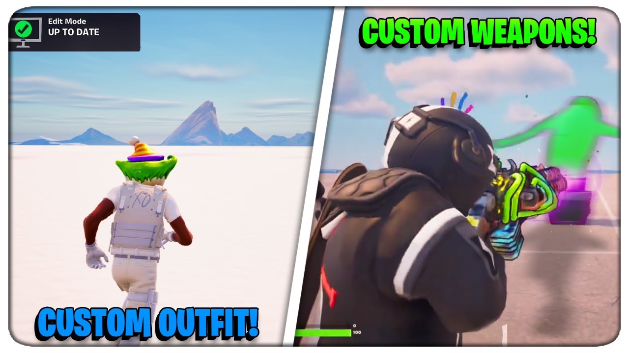 HOW TO GET CUSTOM WEAPONS In FORTNITE CREATIVE 2.0!