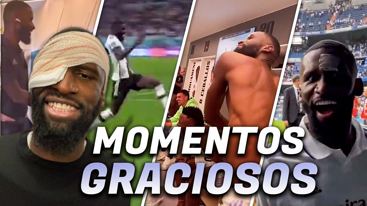 MOMENTOS GRACIOSOS de RUDIGER con el REAL MADRID | Mejores Momentos de Rudiger