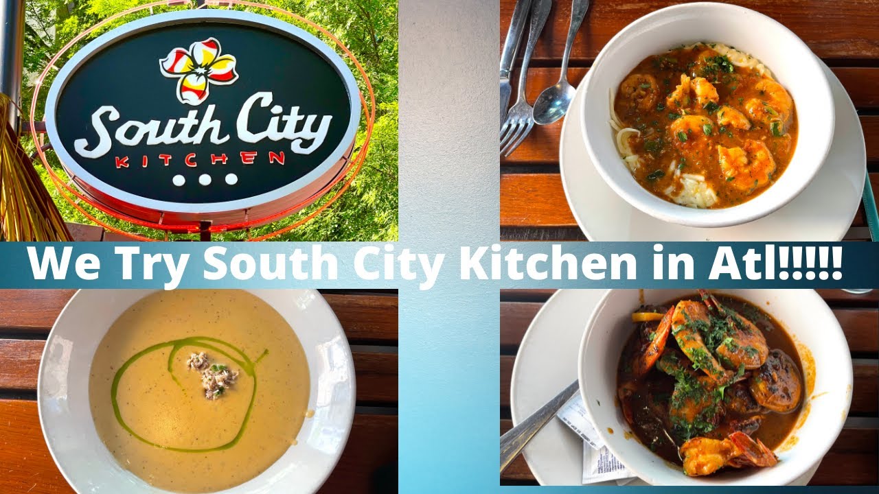 We Try South City Kitchen in Atl!!!!!