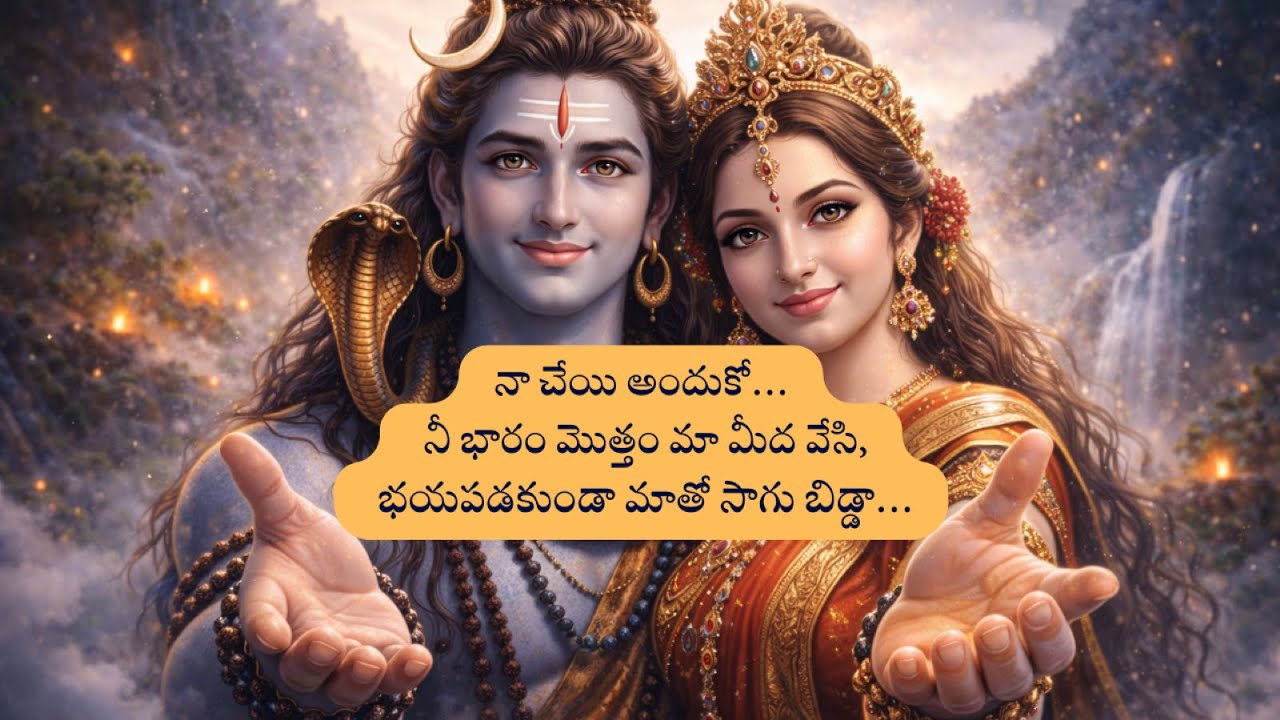 నా చేయి అందుకో…నీ భారం మొత్తం మా మీద వేసి,భయపడకుండా మాతో సాగు బిడ్డా… Lord shiva inspiring words.