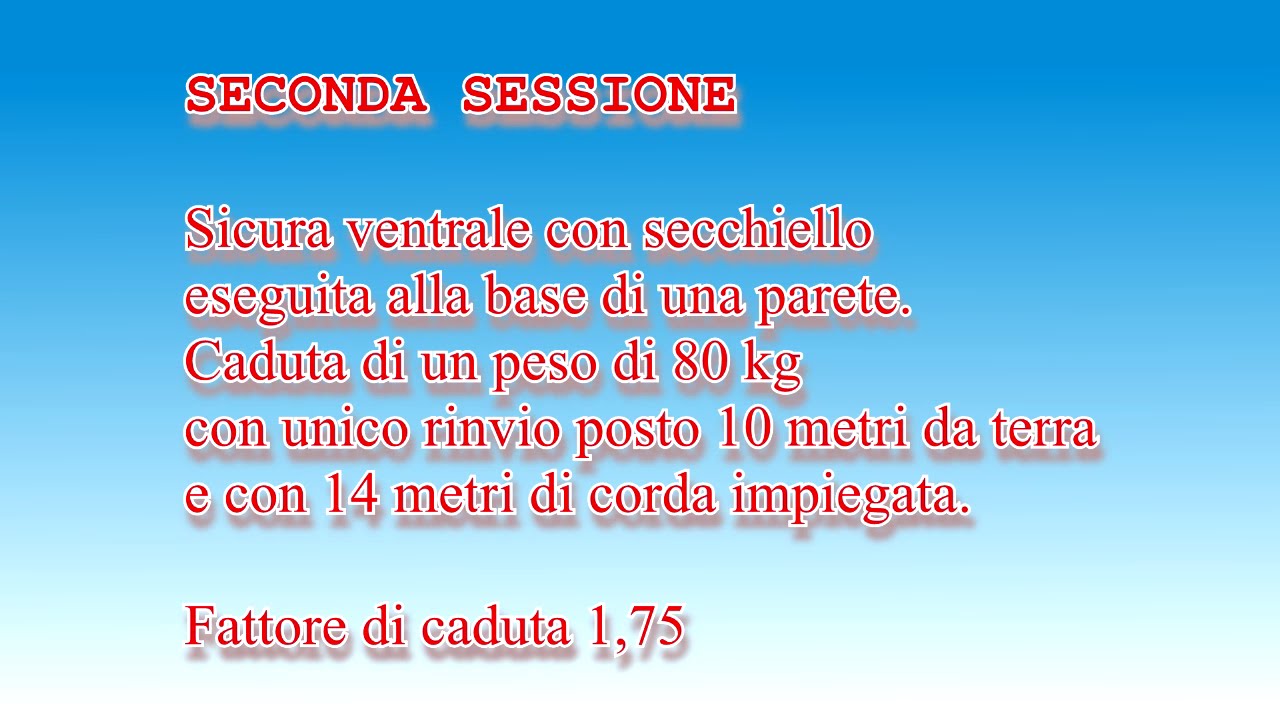 Corso manovre 2014 - Prove di trattenuta di caduta - 2° parte