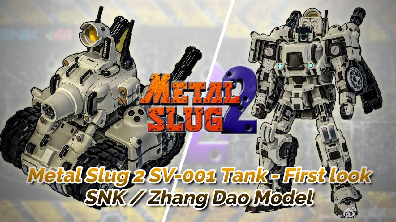Metal Slug 2 SV-001 Tank - First look - SNK / Zhang Dao Model