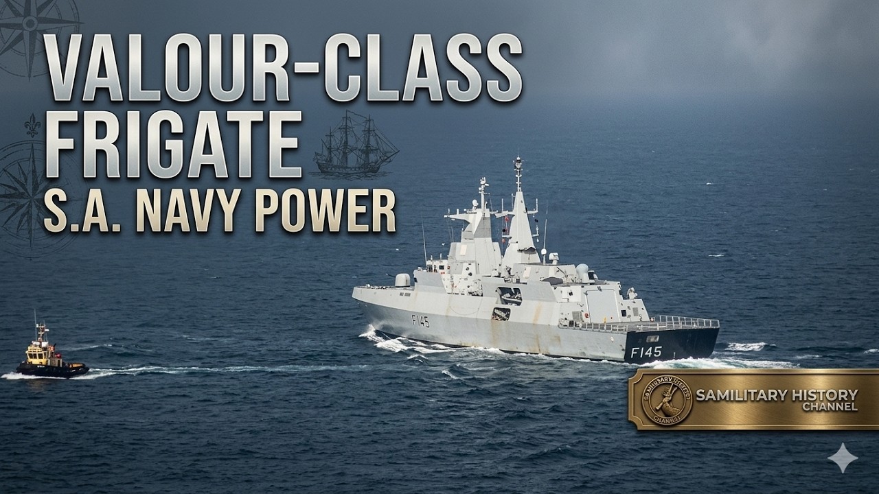 The South African Navy's (SA Navy) Valour-class frigate.